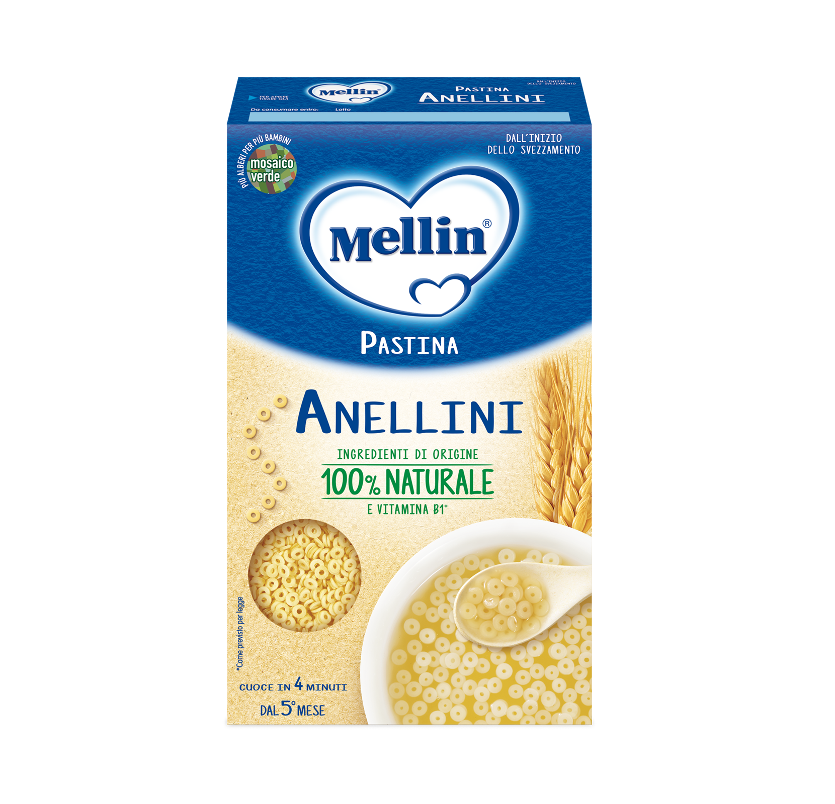 Anellini Confezione da 320 grammi | Mellin