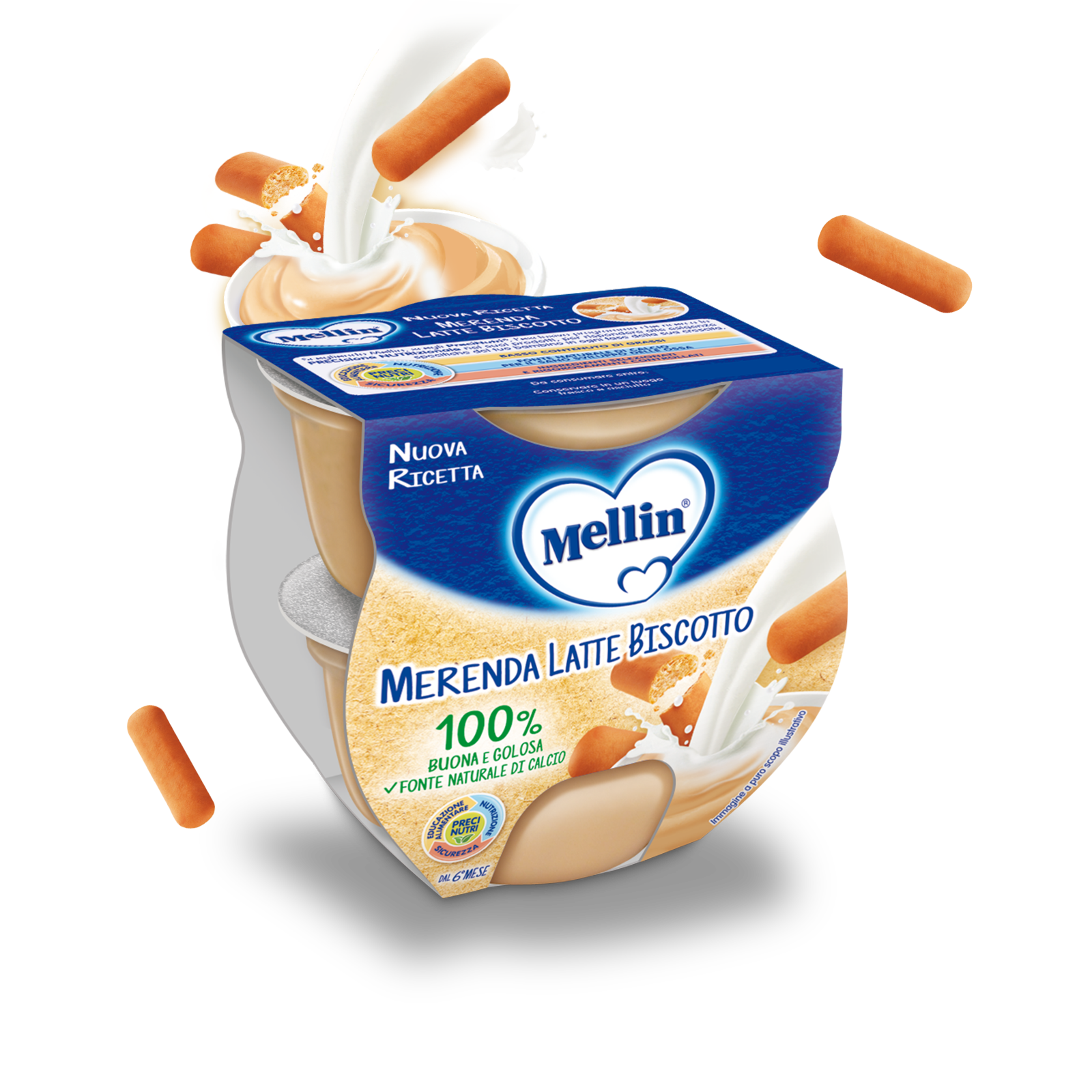 Merenda Latte e Biscotto | Mellin