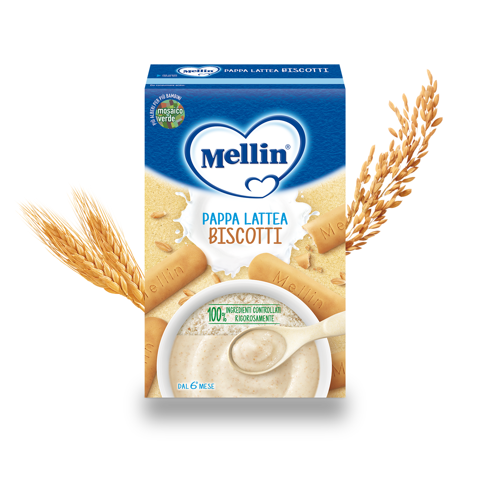 Pappa lattea biscotti Confezione da 250 g ℮ | Mellin