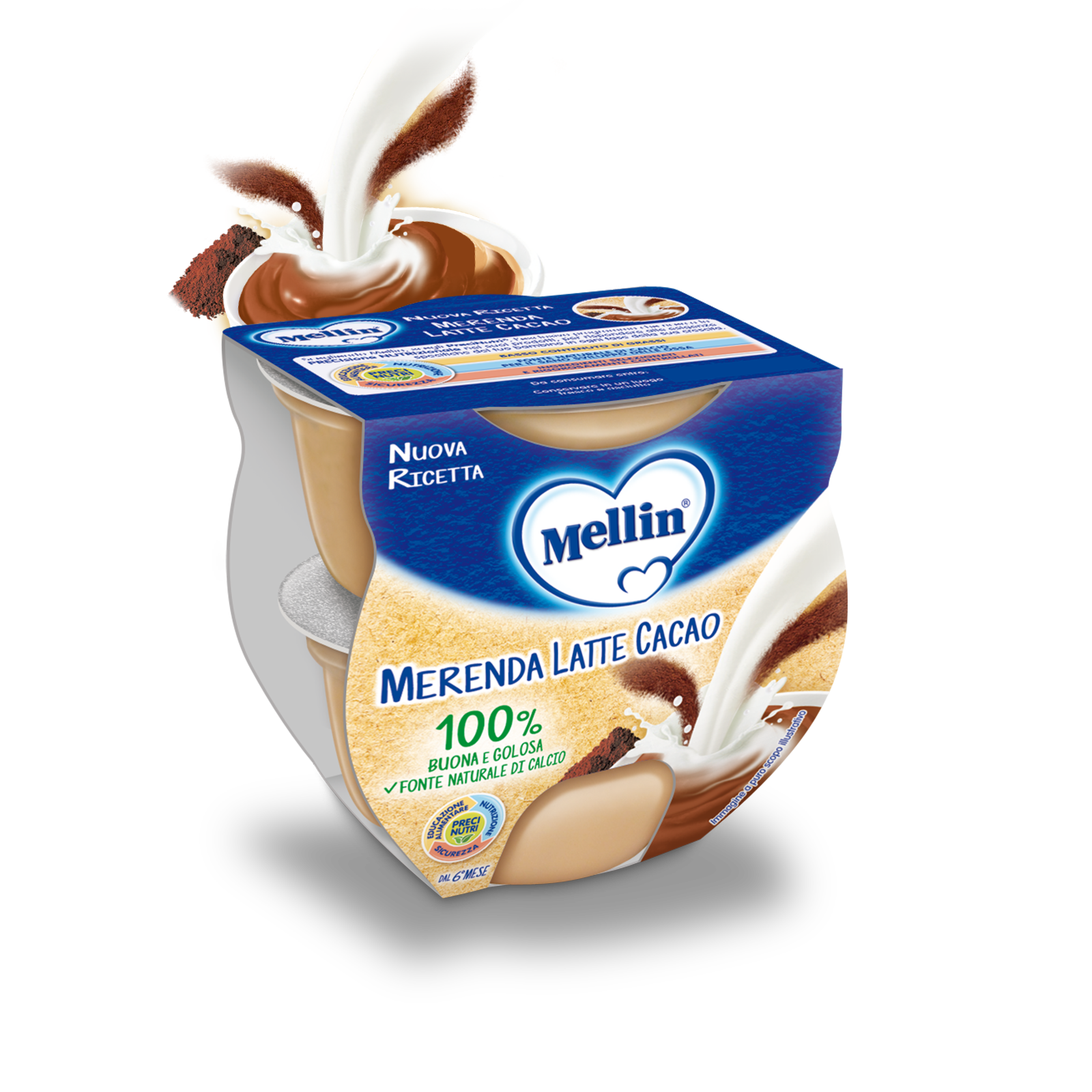 Merenda Latte e Cacao | Mellin