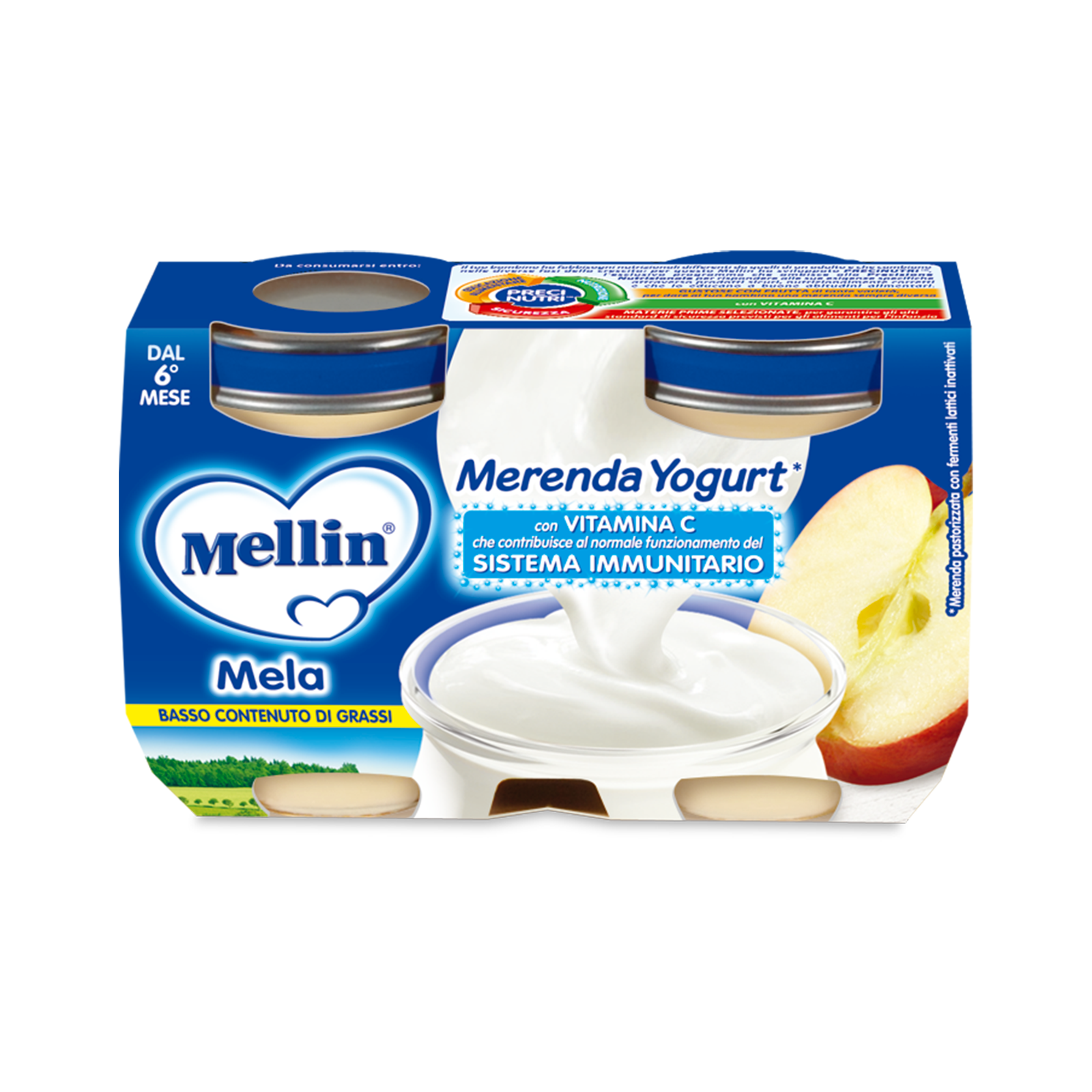 Merenda Mela e Yogurt* | Mellin