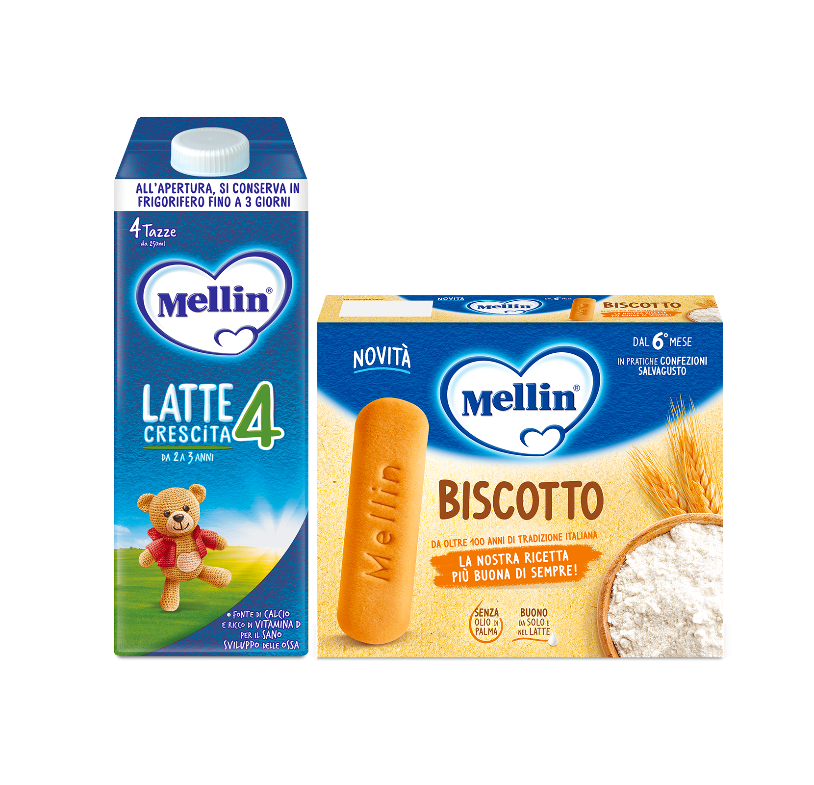 Biscotto - Latte Mellin Liquido 4 + Biscotto Classico 360 g