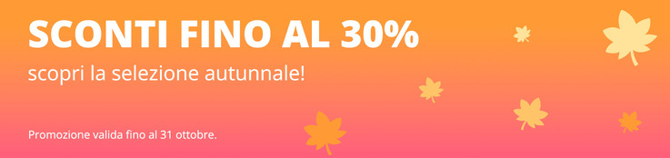 SCONTI FINO AL 30%