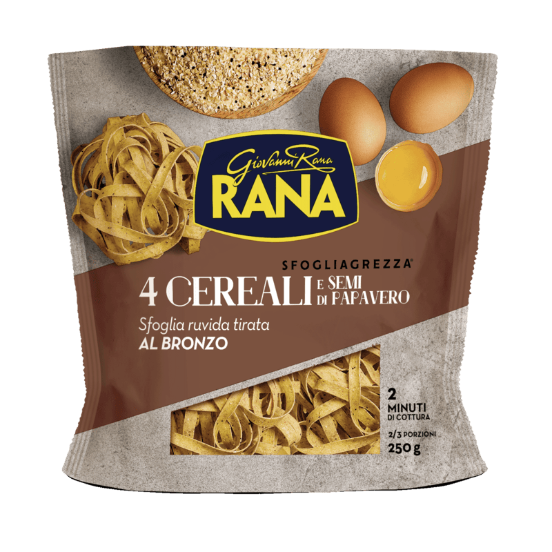 Tagliatelle 4 Cereali con Semi di Papavero - 250 g